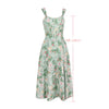 Suninheart Summer Pink Floral Print Corset Dress Midi Elegant Sexy Party Dresses Holiday Birthday Casual A Line Women Clothing