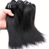 Wholesale Short Human Hair Weave Bone Straight Brazilian Virgin Human Hair Bundles Natural Color Hair Extensions 100 Gram Cheap