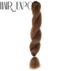 26Inch Vixen Crochet Bulk Hair Synthetic Jumbo Braids Fluffy Yaki Straight Crochet Hair Afro Kinky Curly Braiding Hair Extension