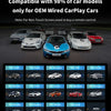 CarAiBOX CarPlay Ai Box Qualcomm 6125 8-Core CPU Android 13.0 System Wireless CarPlay Android auto Built-in Google Play Store