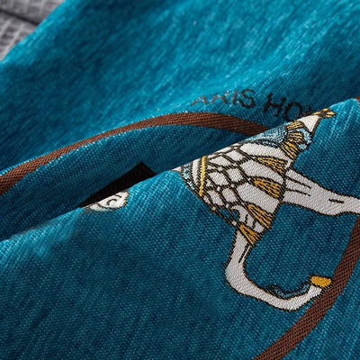 Croker Horse 45cm Throw Pillow Cushion Covers Pack Of 1 Pcs Luxury Horse Embroidery Modern Style Couch Sofa Pillow Covers