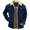 Men's Jackets Winter Warm Waterproof Fleece Lined High Quality Multi-color Coat Comfortable Casual Outerwear US Size