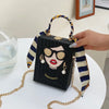 Evening Bags for Women 2024 New Fashionable Leather Shoulder Bag Woman Hard High Quality Hip Hop Party Luxury Designer Handbag