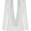 Dulzura Solid Sparkly Crystal Rhinestone Shoulder Pad Backless Suit 2024 Summer For Women Classic Prom Elegant Evening Party