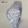 MISSFOX Pink Women Watches Luxury Small Face Elegant Quartz Watch For Ladies Icy Look Party Jewelry Mini Babe So Cute Arm Clock