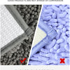 3-piece bathroom chenille floor mat, absorbent anti slip bathroom carpet, bathroom U-shaped foot mat, toilet lid, TPR anti slip