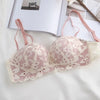 Lace Floral Sexy Lingerie Adjustable Push Up Bras Comfortable Wireless Bralette Intimates Underwear Brassiere Women