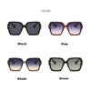 New fashion square frame sunglasses for women luxury sunglasses UV protection large frame all-match glasses(DS-8052-1)