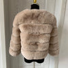 Damenmode Kunstpelzmantel superheiß Herbst Winter Damen kurze Kunstfuchsjacke flauschig hohe Qualität 7XL Damen Pelzmäntel