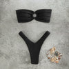 Micro Bikini Push Up Women Swimsuits 2024 Sexy Female Swimwear Brazilian Bikini Set Thong Biquini Swim Suits Solid Beachwear
