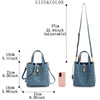 Seasonal New Solid Color Minimalist Women's Handbag Metal Buckle Accessories Exquisite and Versatile