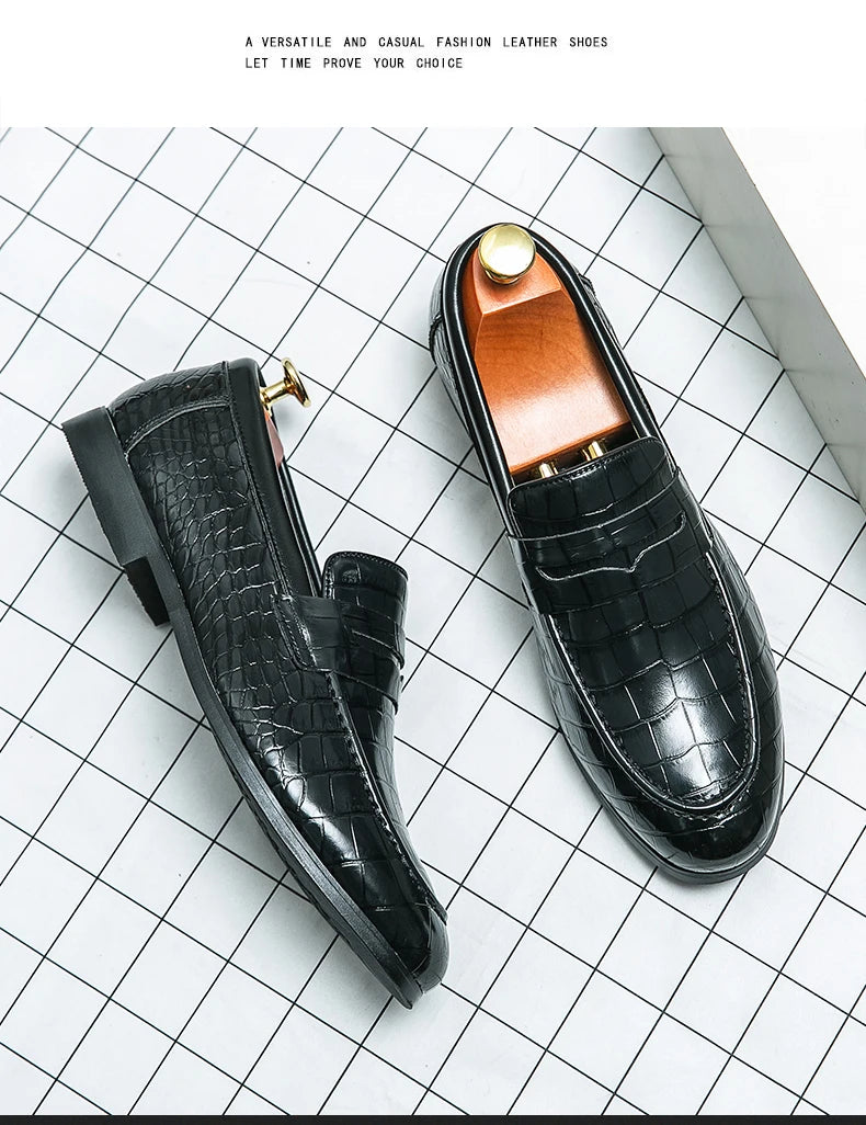 High Quality Leather Shoes Men British Style Wedding Business Brogue Shoes For Men Size 48 Men's Dress Shoes Formal Leather Male