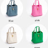 Seasonal New Solid Color Minimalist Women's Handbag Metal Buckle Accessories Exquisite and Versatile