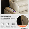 Premium Italian Genuine Leather Sectional Sofa Sets Couch Sofas with USB and Bluetooth Speaker - MANBAS Living Room Furniture