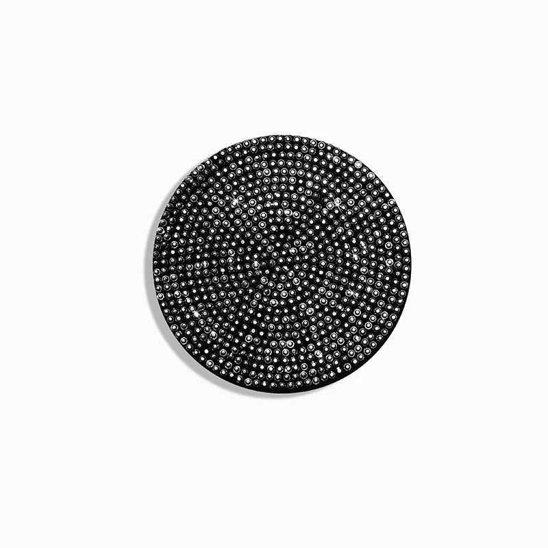 2Pcs Car Non Slip Water Cup Pad Diamond Car Coaster Water Cup Insert Coasters Pads Universal Car Cup Holder Interior Accessories