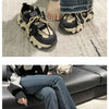 Women's Flats Thick Bottom Sports Shoes Women Luxury Designer Fashion Casual Sneakers New Autumn Tennis Shoes Vulcanized Shoes