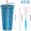 1 Pc Rhinestone Coffee Cup Gift Cup Rhinestone Rhinestone Thermos Cup Double Stainless Steel Straw Cup Coffee Mug  Water Bottles