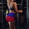 2026 Haiti Flag Yoga Shorts for Women Workout Scrunch Butt Lifting High Waisted Gym Running Short Pants