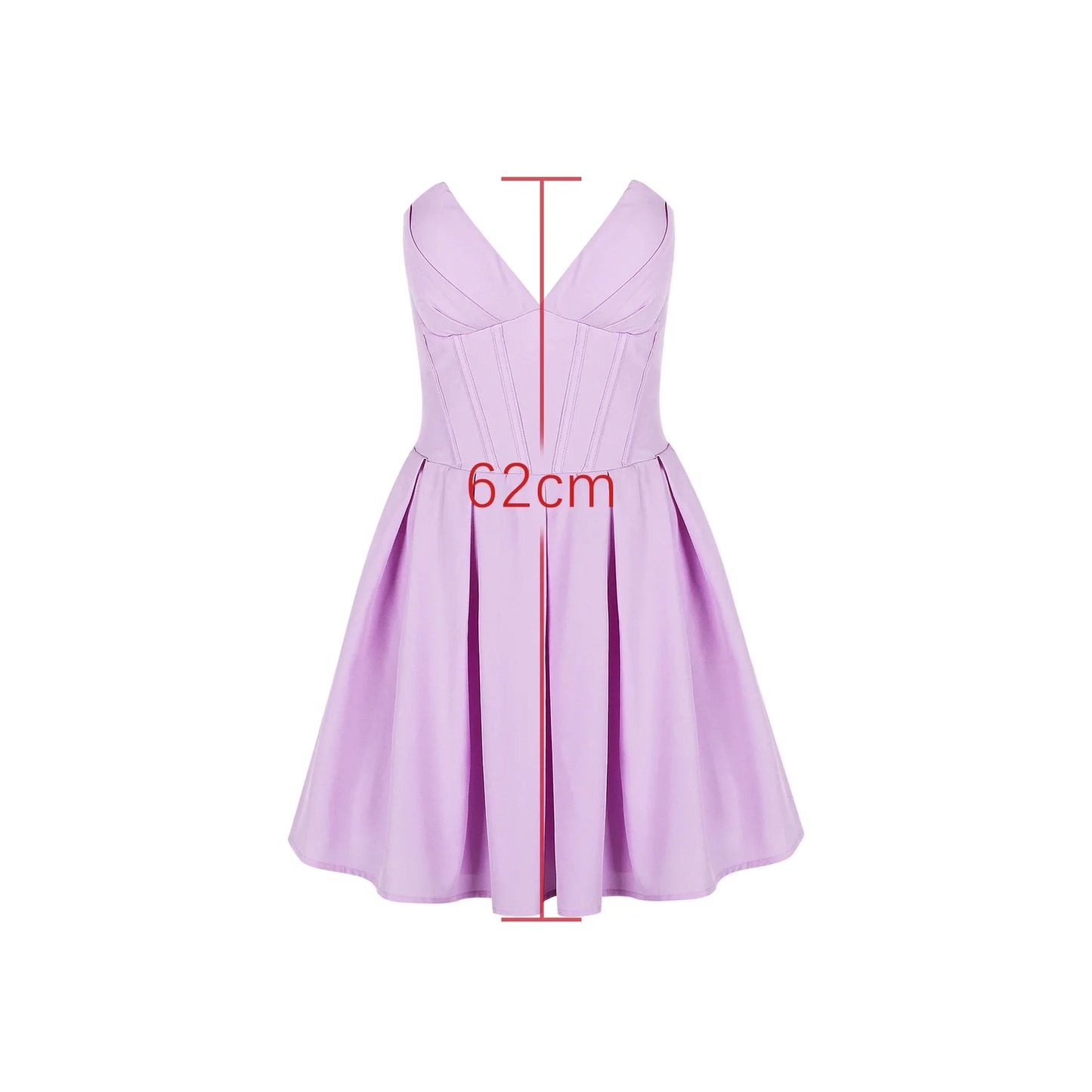 Mingmingxi Summer Wedding Guest Dresses for Women 2024 New Arrivals Purple Corset Sexy Dress Mini Elegant Fit and Flare Dress