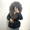 OFTBUY 2025 Winter Clothing Puffer Jacket Women Real Fox Fur Hooded Thick Warm 90% White Duck Down Coat Female Parkas Waterproof