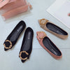 Spring and Autumn Casual Fashion Pointed Toe Comfortable Non-slip Wear-resistant Simple Metal Decorative Women's Shoes