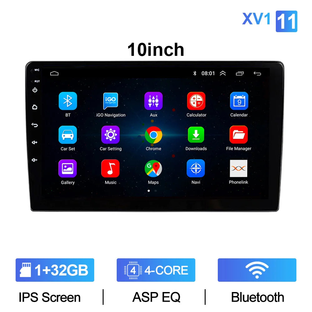 XIMA 7 9 10 inch 4G 8Core 5G WIFI Carplay Android Aauto Car Radio Multimedia Player 2 din stereo Receiver 2DIN GPS dvd Head Unit