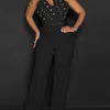 Sexy vintage rhinestone bodycon jumpsuit women 2025 summer Pants jumpsuits body birthday party club outfits bodysuit overalls HL