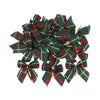 20/10pcs Linen Christmas Bow Decoration Christmas Tree Hanging Ornaments Bowknot For Xmas Wreath New Year 2024 Navidad Gifts Bow