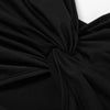 2022 Sexy Spaghetti Strap Bodycon Dress Women Backless Folds Wrap Hip Dresses Female Causal Streetwear Slim Dress Vestidos Robes