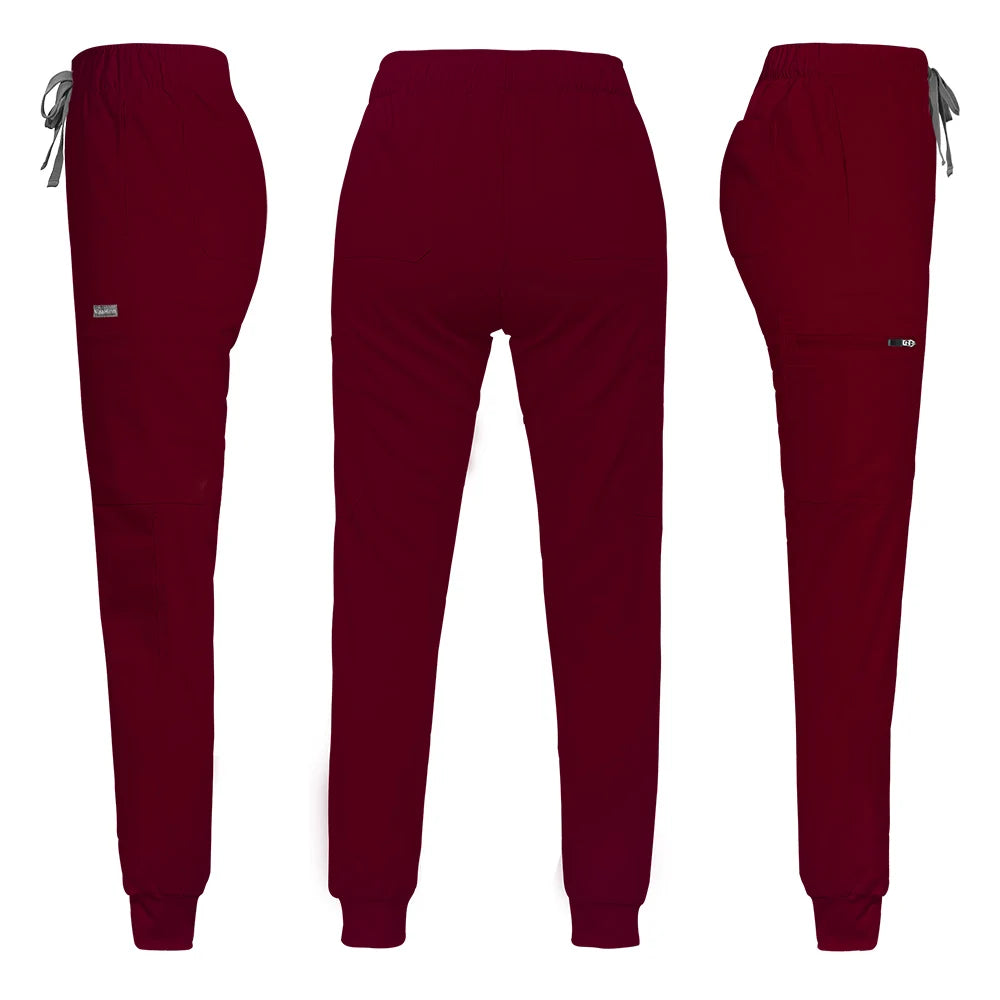 Hospital Medical Uniforms Nurse Suit Women Solid Color Dentistry Operating Room Scrub Set Two-piece Pet Grooming Doctor Workwear