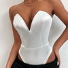 Jumpsuit Women Short Bodysuit smooth monkeys Lingerie Elegant Party overalls luxury Sexy Evening Dresses open back Off Shoulder