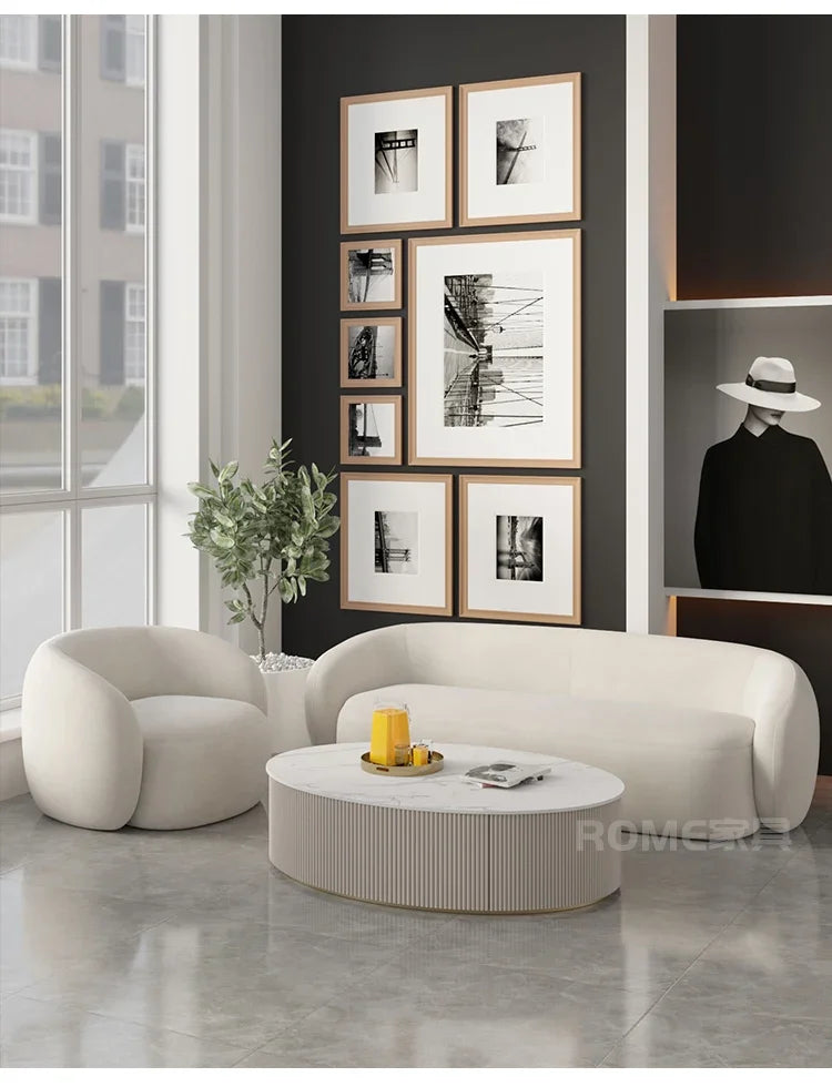 Nordic Luxury Living Room Sofas Minimalist Couch Lazy Designer Decor Sofas Garden Relaxing Sillon Cama Lounge Suite Furniture