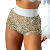 2023 Summer Women Mini Shorts Fashion Trend Sequined High Waist Glitter Clothing Sexy Skinny Party Nightclub Shorts Streetwear
