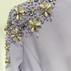 HIGH STREET Newest Fashion 2025 Designer Party Vestido Women's Diamonds Beaded Split Long Maxi Dress
