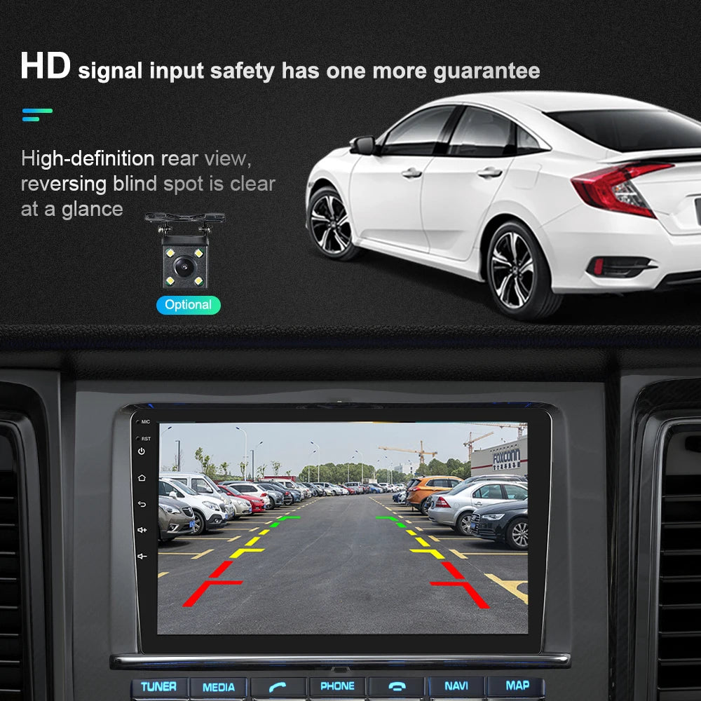 7/9/10 inch Universal Android 13 Car Radio 64G Autoradio android 2 Din car radio GPS BT Central Multimedia Smart car systems