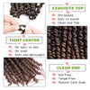 Pre-twisted Passion Twist Crochet Hair for Black Women Crochet Braids Pre-looped Synthetic Braiding Hair Extensions