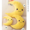 25cm New Sky Style Funny Moon Soft Plush Toy Baby Cute Throw Pillow Comfort Dolls Home Decor Xmas Gift Kids
