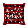 Linen Christmas Pillow Cover Snowman Elk Pillow Case 2024 Christmas Decoration for Home New Year Sofa Car Cushion Cover 45x45cm