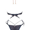 Sexy Print Laced Up Bikini 2 Piece Set Women Split Swimsuit High Waist Beach Backless Bikini 2025 New Summer Swimwear Bikini Set
