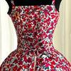 Elegant Floral Print A- Line Mini Dress with Bow Knot High Waist Slimming for Women Spring Season Fashion Casual Skirt