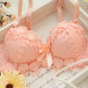 Midnite StarSolid Wireless Sexy Simple Push Up Bra Lace Floral Adjusted Bralette Lingerie Comfort Breathable Bras For Women