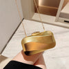 High-End Textured Square Box-Shaped Evening Bag Clutch Bag Chain Bag Banquet Bag Cheongsam Bag Evening Dress Bag Wedding Bag