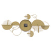 Large Golden Modern Minimalist Metal Wall Clock Family Living Room Decoration Pendant Creative Light Luxury Wall Watch Silent