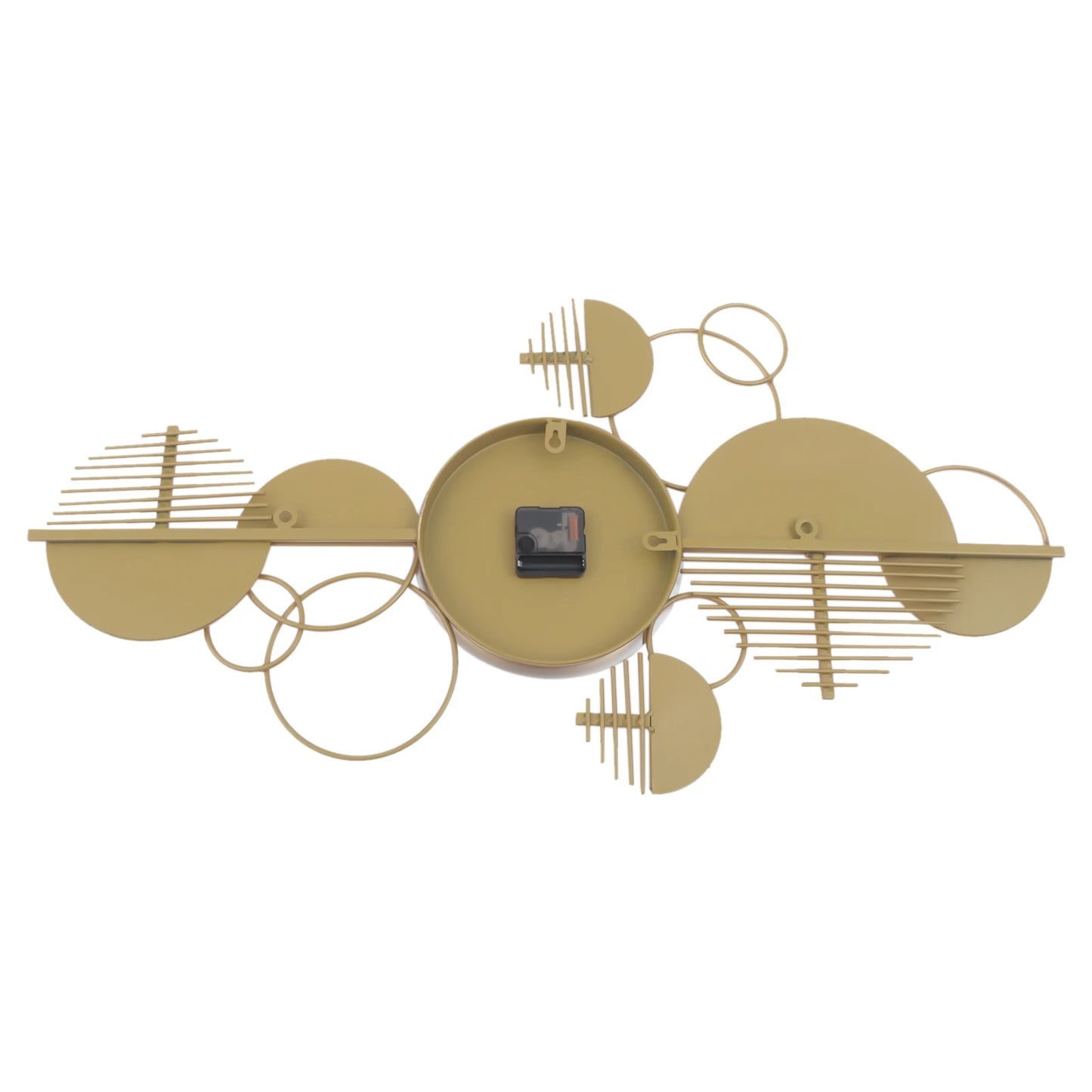 Large Golden Modern Minimalist Metal Wall Clock Family Living Room Decoration Pendant Creative Light Luxury Wall Watch Silent