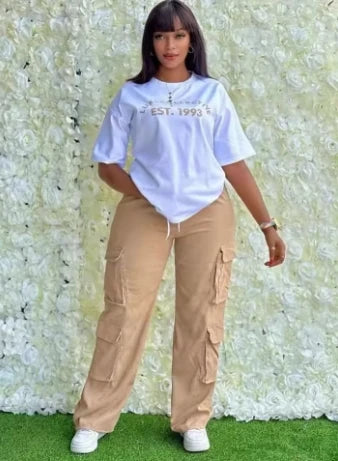 2 Piece Women Set Dashiki African Clothes Summer Autumn New Fashion Short Sleeve Top And Pants Suit Party Lady Matching Sets