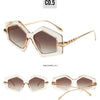 New Unique Women Fashion Sunglasses Retro Unique Lens Special Shades UV400 Men Punk Oversized Sun Glasses UV400