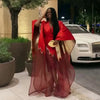 Fashion Two-Piece Pair with lace lingerie Boubou Women's Dress Luxurious African Fabric Clothing for Women