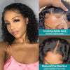 13x4 Bob Wigs Jerry Curly Short Pixie Cut Water Wave Wigs Human Hair Natural Black Brazilian Deep Curly Wigs For Black Woman