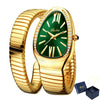 Classic Snake Shape Watch For Women Gold Silver Scaleable Bracelet Womens Watches Bling Diamonds Quartz Ladies Wristwatch
