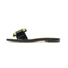 Plus size 35-44 leather slippers women's luxury party shoes square toe fishmouth shoes outdoor beach flip-flops in summer